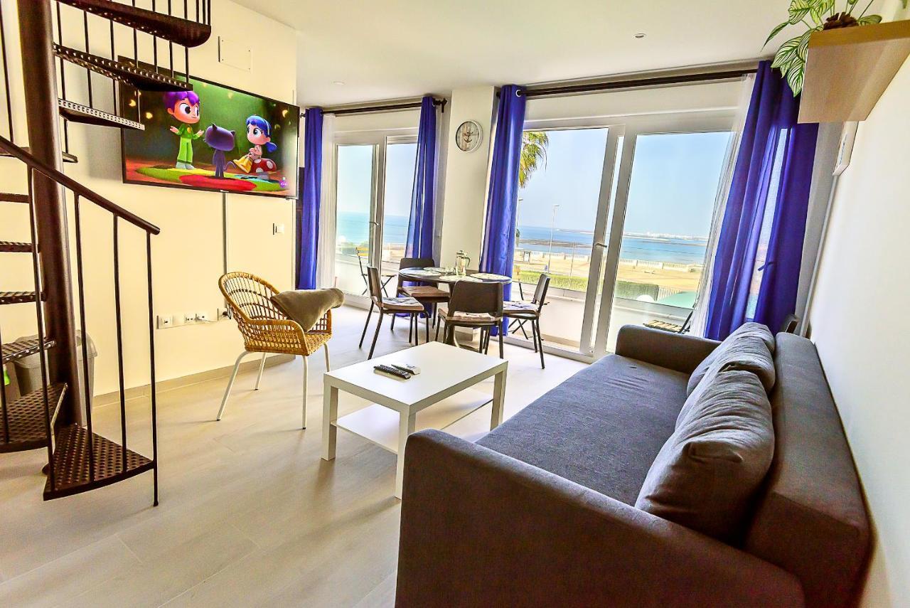 Oceanfront Duplex With A Rooftop Pool And Terrace El Puerto de Santa María Exterior foto